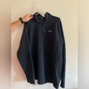 Patagonia 1/4 Zip in Heathered Navy